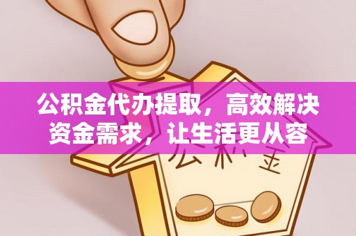 于洪公积金代办提取，高效解决资金需求，让生活更从容