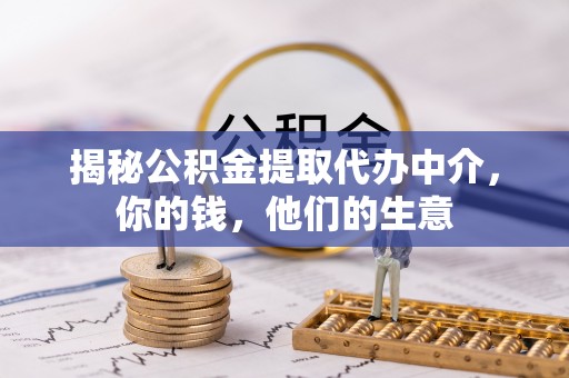 于洪揭秘公积金提取代办中介，你的钱，他们的生意