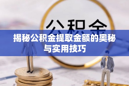 于洪揭秘公积金提取金额的奥秘与实用技巧