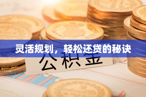 于洪灵活规划，轻松还贷的秘诀