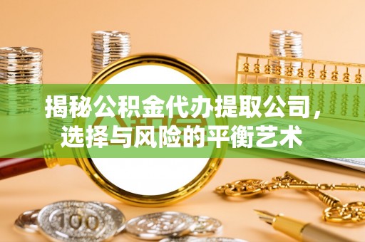 于洪揭秘公积金代办提取公司，选择与风险的平衡艺术